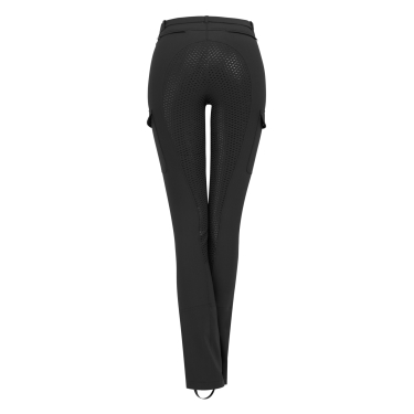 Pantaloni da equitazione ELT Micro Jodhpur Cargo silicone Nero