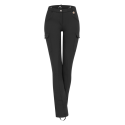 Pantaloni da equitazione ELT Micro Jodhpur Cargo silicone Nero