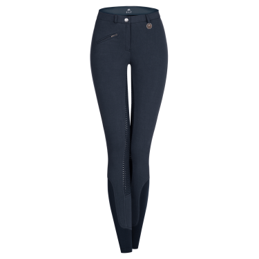 Pantaloni da equitazione ELT Fun Sport in silicone da donna Blu notte
