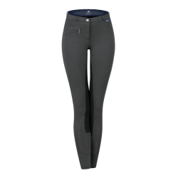 Pantaloni da equitazione ELT Fun Sport bambino Asfalto / nero