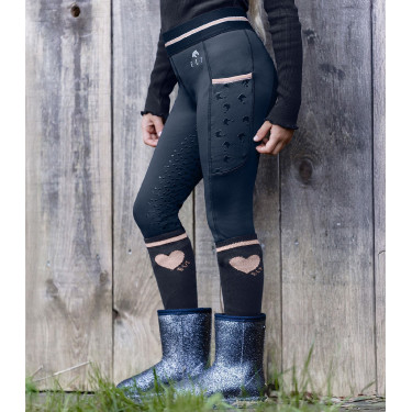 Leggings termici ELT Lucky Leni bambino Blu notte / lucky