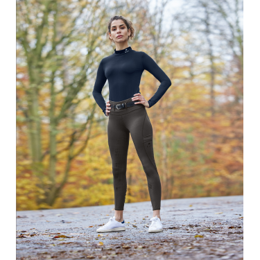 Leggings ELT a vita alta Hanna Fango Grigio