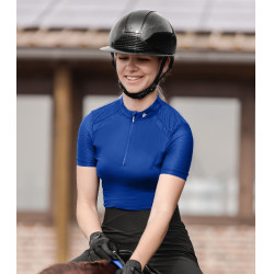 T-shirt con zip ELT funzionale Nancy Blu zaffiro T-shirt con zip ELT funzionale Nancy Blu zaffiro