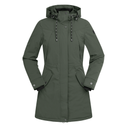 Parka da equitazione invernale ELT Performance Ontario Oliva scuro Kaki Parka da equitazione invernale ELT Performance Ontario Oliva scuro Kaki