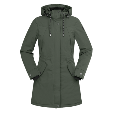 Parka da equitazione invernale ELT Performance Ontario Oliva scuro Kaki Parka da equitazione invernale ELT Performance Ontario Oliva scuro Kaki
