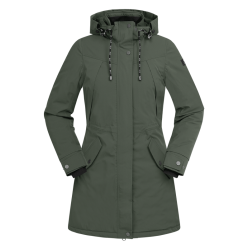 Parka da equitazione invernale ELT Performance Ontario Oliva scuro Kaki Parka da equitazione invernale ELT Performance Ontario Oliva scuro Kaki