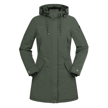 Parka da equitazione invernale ELT Performance Ontario Oliva scuro Kaki Parka da equitazione invernale ELT Performance Ontario Oliva scuro Kaki