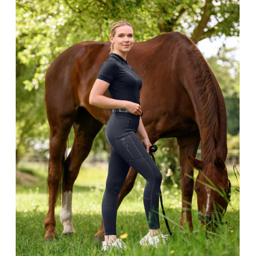 Leggings da equitazione ELT Ella Glam Blu notte