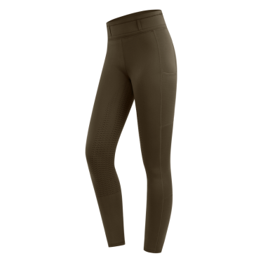 Leggings da equitazione ELT Ella Glam Marrone verde