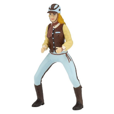 Figura Cavallerizza adulta Fashion blu Papo Figura Cavallerizza adulta Fashion blu Papo