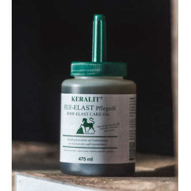 Olio per zoccoli cavallo Keralit Huf-Elast 475 ml Olio per zoccoli cavallo Keralit Huf-Elast 475 ml