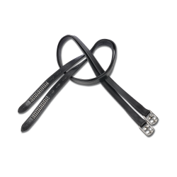 Etrivières equitazione Silverstar Star in cuoio