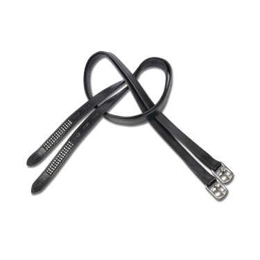 Etrivières equitazione Silverstar Star in cuoio