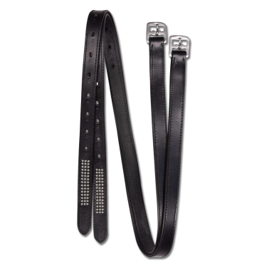 Etrivières equitazione Silverstar Star in cuoio