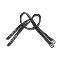 Etrivières equitazione Silverstar Star in cuoio