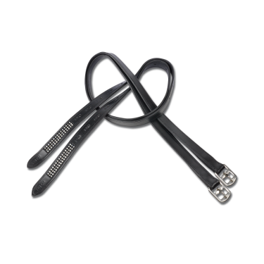 Etrivières equitazione Silverstar Star in cuoio