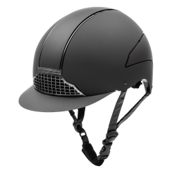Casco equitazione SWING H24 cromato certificato Casco equitazione SWING H24 cromato certificato