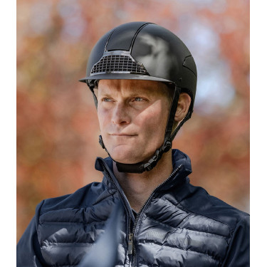 Casco equitazione SWING H24 cromato certificato Casco equitazione SWING H24 cromato certificato
