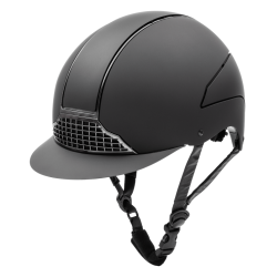Casco equitazione SWING H24 cromato certificato Casco equitazione SWING H24 cromato certificato