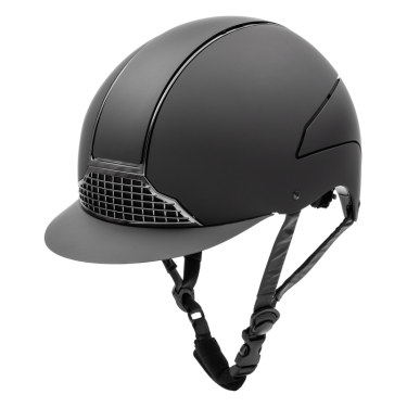 Casco equitazione SWING H24 cromato certificato Casco equitazione SWING H24 cromato certificato