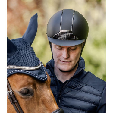 Casco equitazione SWING H24 cromato certificato Casco equitazione SWING H24 cromato certificato