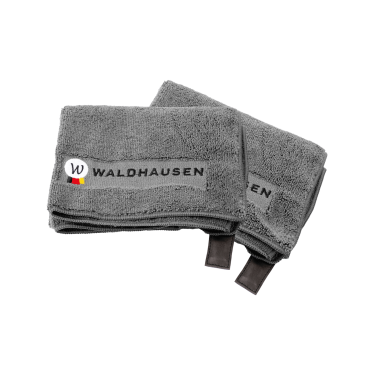 Salviette in microfibra Waldhausen, confezione da 2 Grigio