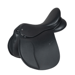 Sella mista Waldhausen in cuoio Comfort Nero