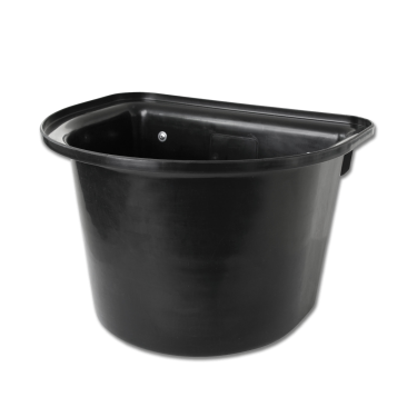 Secchio-mangiatoia da porta Waldhausen senza manico Nero