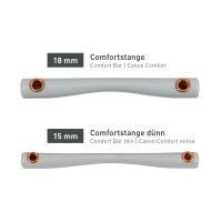 Filetto Beris con imboccatura Comfort anello 7,5 cm Morbido Grigio Filetto Beris con imboccatura Comfort anello 7,5 cm Morbido Grigio