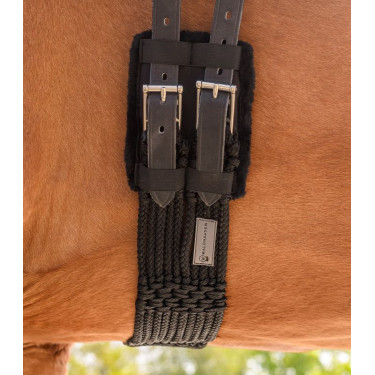 Protezione per fibbie con cinghie corte Waldhausen Nero