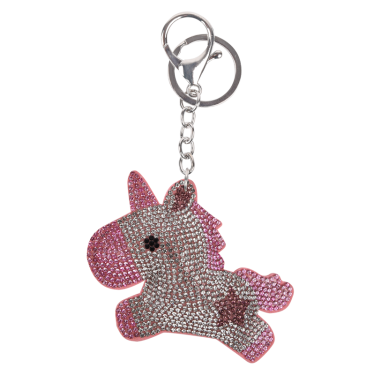 Portachiavi Waldhausen Unicorno Argento / rosa