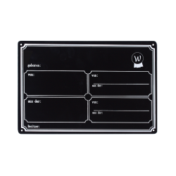 Pannello per box Waldhausen in metallo Nero
