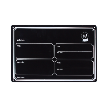 Pannello per box Waldhausen in metallo Nero
