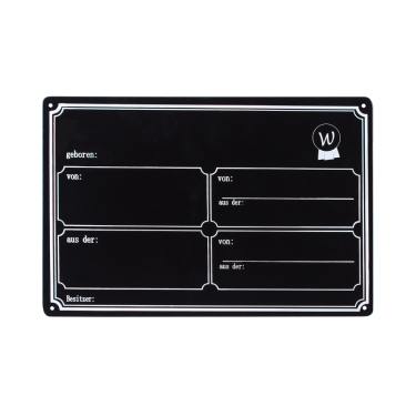 Pannello per box Waldhausen in metallo Nero