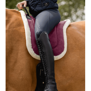 Cuscino da monta a pelo Waldhausen Soft Bordeaux
