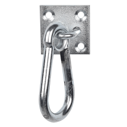 Moschettone Waldhausen su piastra Grigio