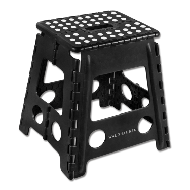 Scaletta pieghevole Waldhausen Nero