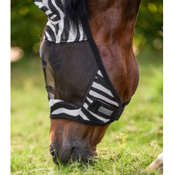 Maschera anti-mosche Waldhausen Zebra Nero / bianco Maschera anti-mosche Waldhausen Zebra Nero / bianco