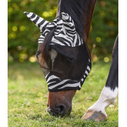 Maschera anti-mosche Waldhausen Zebra Nero / bianco Maschera anti-mosche Waldhausen Zebra Nero / bianco
