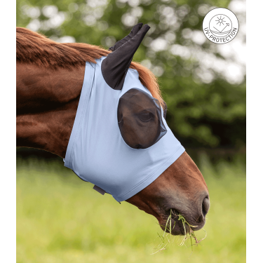 Maschera antimosche Waldhausen Puck Blu pastello