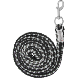 Lunga da cavezza Waldhausen Plus con moschettone Nero / grigio