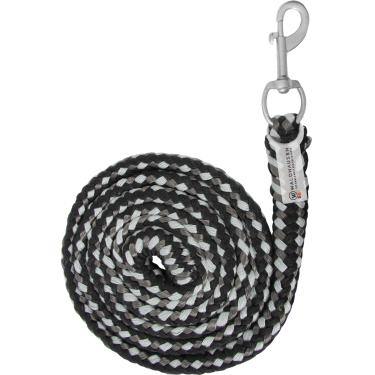 Lunga da cavezza Waldhausen Plus con moschettone Nero / grigio