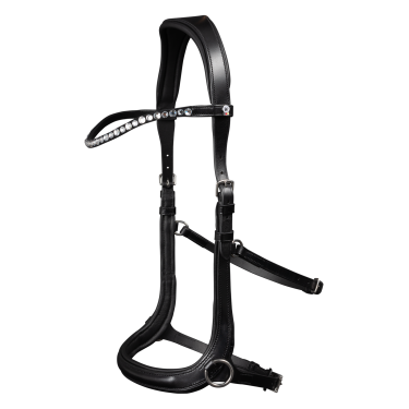 Briglia senza morso Sensation Waldhausen X-Line Nero
