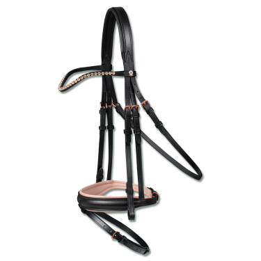 Briglia Rosé Waldhausen X-Line Nero