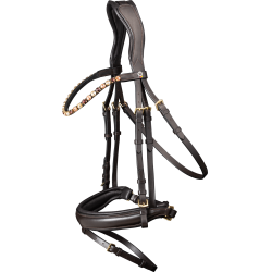 Briglia Goldheart Waldhausen X-Line Marrone