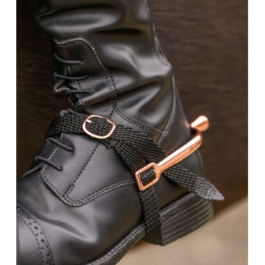Lacci per speroni Waldhausen Premium Nero / oro rosa