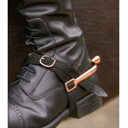 Lacci per speroni Waldhausen Premium Nero / oro rosa