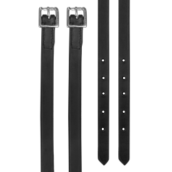 Strisce per speroni Waldhausen in cuoio Nero Strisce per speroni Waldhausen in cuoio Nero