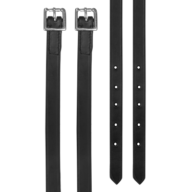 Strisce per speroni Waldhausen in cuoio Nero Strisce per speroni Waldhausen in cuoio Nero