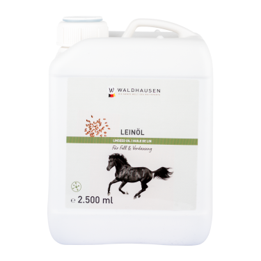 Olio di lino per cavalli Waldhausen 2,5 L Olio di lino per cavalli Waldhausen 2,5 L